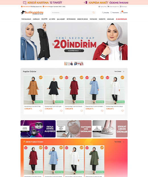 Butik E-Tİcaret Yazılımı